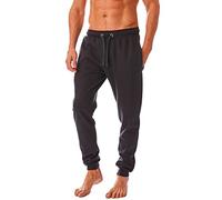 Iron Mountain Pantalon de Jogging pour Homme en Fil recyclé, Pantalon de Sport, Pantalon d'entraînement avec Revers, Charbon de Bois Chiné, 4XL