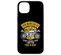 Iron Mountain Road US-16A Motif Moto Dakota du Sud Coque pour iPhone 14 Plus