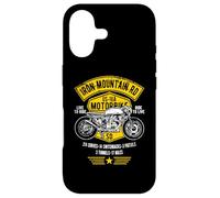 Iron Mountain Road US-16A Motif Moto Dakota du Sud Coque pour iPhone 17