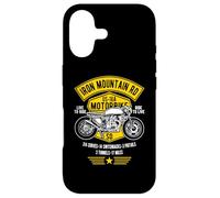 Iron Mountain Road US-16A Motif Moto Dakota du Sud Coque pour iPhone 17