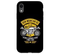 Iron Mountain Road US-16A Motif Moto Dakota du Sud Coque pour iPhone XR