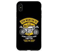 Iron Mountain Road US-16A Motif Moto Dakota du Sud Coque pour iPhone XS Max