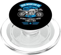 Iron Mountain Road US-16A Motif Moto Dakota du Sud PopSockets PopGrip pour MagSafe