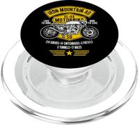 Iron Mountain Road US-16A Motif Moto Dakota du Sud PopSockets PopGrip pour MagSafe