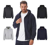 Iron Mountain IMSWT204 Sweat-Shirt à Capuche en Polaire Doux et Flexible Doux et Flexible pour Hommes pour Hommes, Bleu Marine, L