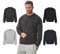 Iron Mountain IMSWT205 vêtements de travail Sweat-shirt ras du cou anti-boulochage en polaire douce pour homme, Charbon de Bois Chiné, 4XL