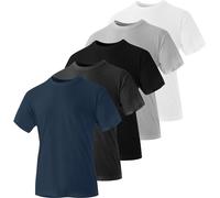 Iron Mountain - T-shirt col rond pour homme(pack de 5) PB150 (XL) (Coloré)