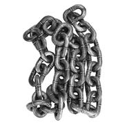 Iron Paw Chain Leash, Lightweight Big Chain Leash for Small Dog Funny, Dog Traction Simulation Iron Plastic (Silver,5M)