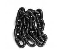 Iron Paw Chain Leash, Lightweight Big Chain Leash for Small Dog Funny, Dog Traction Simulation Iron Plastic (Black,3M)