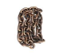Iron Paw Chain Leash, Lightweight Big Chain Leash for Small Dog Funny, Dog Traction Simulation Iron Plastic (Antique Bronze,1.5M)