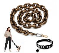 Iron Paw TouchLink Leash, Correa Divertida Para Perros (Bronzo,S-1.5m)