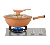 Iron | Plateau cœur avec couvercle | fond de la casserole concentrait l'énergie, fer, la vapeur et la cuisson, tout en 1 fond chinois pour induction, poêles électriques