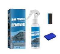 Iron Powder Cleaner Spray for Car Wheels, Multi-Surface Metal Stain Cleaner for Tools & Hardware, Iron Fallout for Automotive Detailing, 100ml (1pcs)