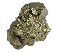 Iron Pyrite Crystal Cluster, Peru Fools Gold Ornaments (Size : 500-600g)