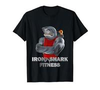 Iron Shark Fitness Gym Bodybuilding Kraft T-Shirt, Homme, Noir, 3XL