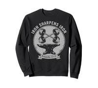 Iron Sharpens Iron Proverbs 27 17 Sweatshirt