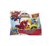 IRON SPIDER AVEC MOTO LANCE-TOILE - SPIDER-MAN : WEB WARRIORS - HASBRO 2660