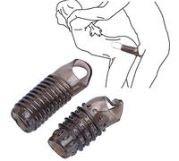 Iron-Story Anneau de Temps de Retard en Silicone Souple pour Homme 2 pièces, Jouet de Sport d'entraînement pour Homme