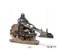 Iron Studio 1:10 The Mandalorian on Speederbike Deluxe Art - The Mandalorian