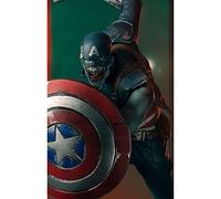 Iron Studios - Statuette Marvel 1/10 Art Scale What If...? Captain America Zombie - 22 cm