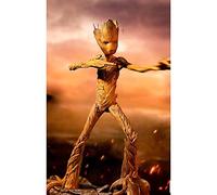 Iron Studios Figurine de Collection 24 cm Marvel Avengers Endgame, Groot