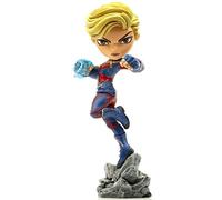 Iron Studios - Figurine PVC Mini Co. Heroes Captain Marvel - Avengers: Endgame - 18 cm - Noir