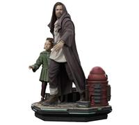 Iron Studios Star Wars: Obi-Wan Kenobi Statuette Deluxe Art Scale 1/10 Obi-Wan & Young Leia 20 cm