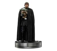 Iron Studios - Statuette Art Scale 1/10 Luke Skywalker et Grogu 21 cm Noir