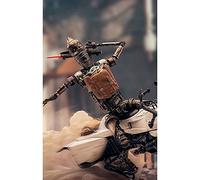 Iron Studios Statue 1:10 IG-11 avec Enfant et vélo Speeder Deluxe BDS - Le Mandalorien