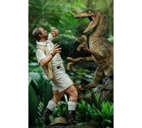 Iron Studios - Jurassic Park - Clever Girl Deluxe Art Scale 1/10 [Collectables] Statue, Collectible