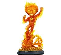 Iron Studios Statue miniature : la torche humaine : les 4 premiers pas fantastiques 20,9 cm