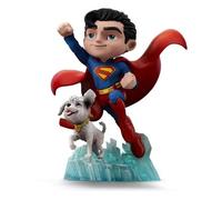 Iron Studios Statue de collection Superman et Krypto - Minico PVC multicolore 16,5/16,6 cm