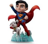 Iron Studios - Superman Legacy - Figurine Mini Co. Superman & Krypto 17 cm Multicolore