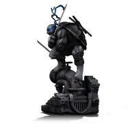 Tortues Ninja Art Scale Statue 1/10 Leonardo Variante Noir Et Blanc 26 Cm Heo Ex