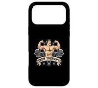 Iron Therapy Gym Workout Bodybuilding Weightlifting Lifter Coque pour iPhone 17 Pro Max