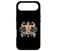 Iron Therapy Gym Workout Bodybuilding Weightlifting Lifter Coque pour iPhone Air