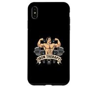 Iron Therapy Gym Workout Bodybuilding Weightlifting Lifter Coque pour iPhone XS Max