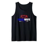 Iron Tri Wife Sherpa Triathlon Triathlon Haul Cheer Kiss Débardeur