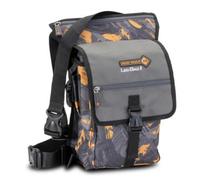 IRON TROUT Sac de jambe II pour pêche à la cuillère, 30 cm x 20 cm x 14 cm, avec boîte, poche sur la jambe, sac à cuillère, sac spinner, sac à truite, marron, 30cm x 20cm x 14cm, Poche sur la jambe
