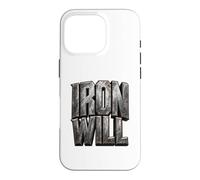 Iron Will Chemise d'entraînement Swing Heavy Kettlebell Coque pour iPhone 16 Pro
