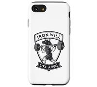 Iron Will Like a Bull : art de la force motivante Coque pour iPhone SE (2020) / 7 / 8