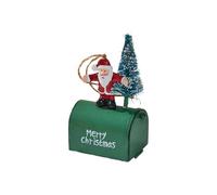 Ironcraft Décoration de fenêtre de Noël Père Noël et renne à suspendre pour intérieur ou extérieur