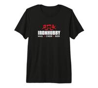 IRONHUBBY - Triathlon Tri Sherpa Design inspiré du Support T-Shirt Haut de Gamme