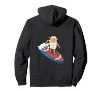 Ironic Lamb Surfer Holiday Planche de surf Sweat à Capuche