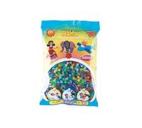 Sachet de 3000 perles Hama Midi Transparent pailleté - Jouet créatif pour enfant de 5 ans et plus