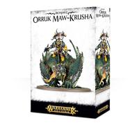 Warhammer AoS - Ironjawz Megaboss sur Maw-krusha