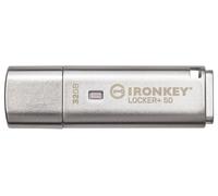 IronKey Locker+ 50 USB 3.2 Gen 1 Clé USB Sécurisée, 32 Go - IKLP50/32 Go