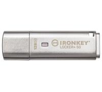IronKey Locker+ 50 USB 3.2 Gen 1 Disque Flash Sécurisé, 128 Go - IKLP50/128 Go