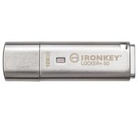 IronKey Locker+ 50 USB 3.2 Gen 1 Disque Flash Sécurisé, 128 Go - IKLP50/128 Go