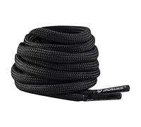 IRONLACE Paracord 550, lacet, lacet, coureurs, randonneurs, bottes, chaussures décontractées, 1 paire, plusieurs couleurs et longueurs, Noir - 54 Inches - 137 cm